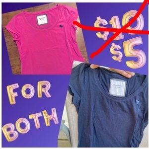 Abercrombie and Fitch short sleeve tees
